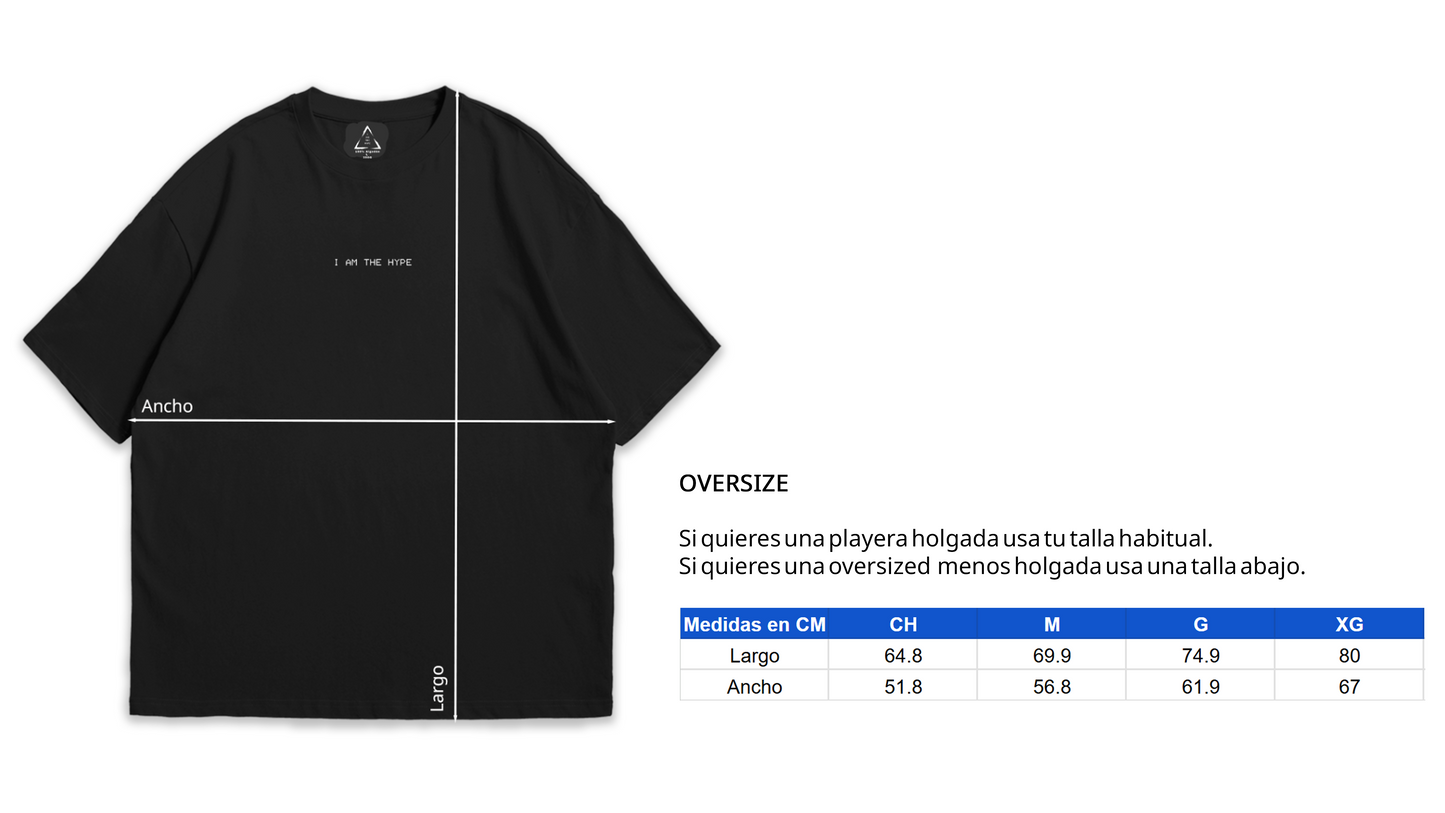 Playera Blank I AM THE HYPE - Essentials Drop