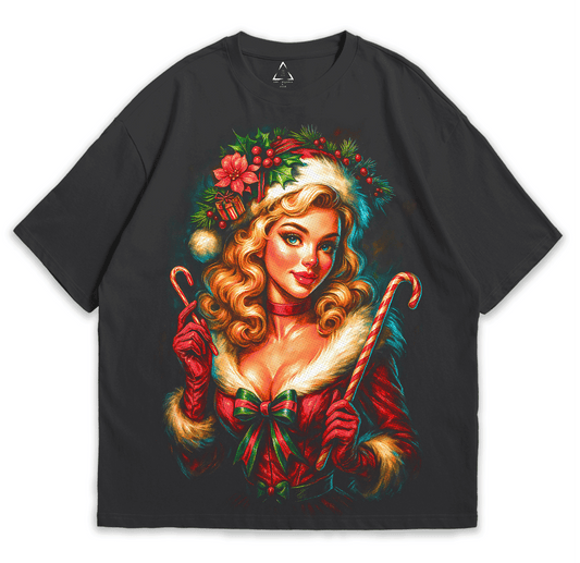 Playera Chica Santa - Christmas Drop